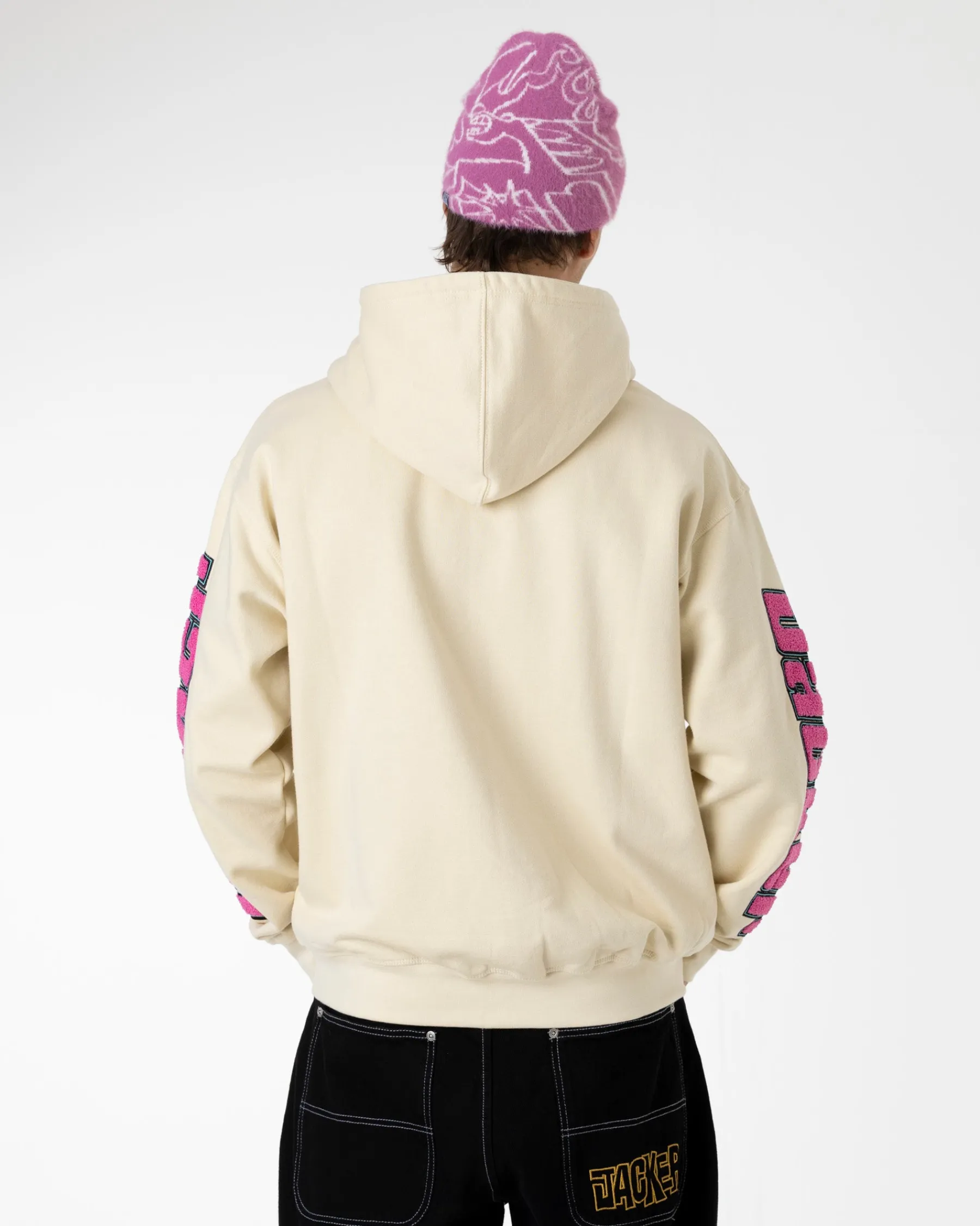Sweats|JACKER ABSOLEM ZIPPED HOODIE - BEIGE