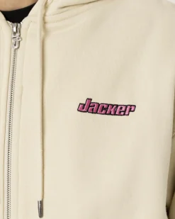Sweats|JACKER ABSOLEM ZIPPED HOODIE - BEIGE