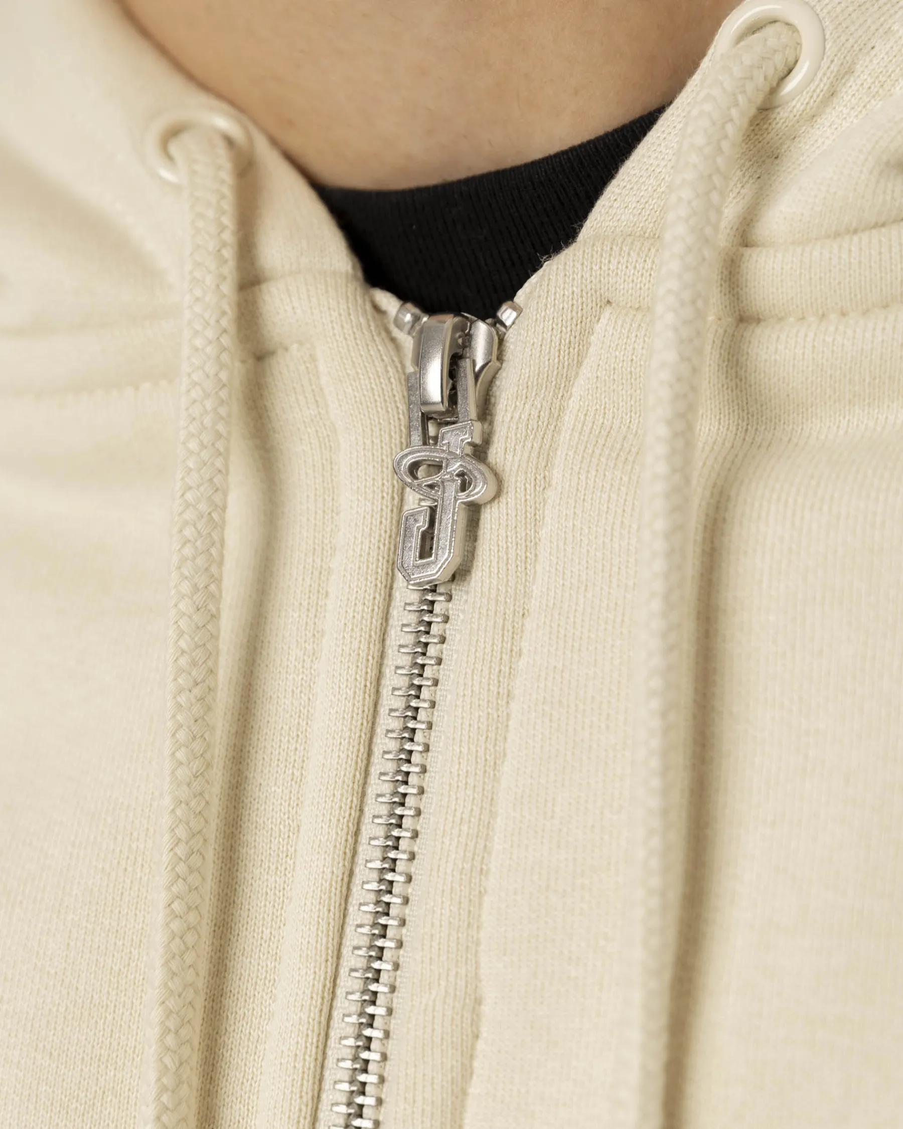 Sweats|JACKER ABSOLEM ZIPPED HOODIE - BEIGE