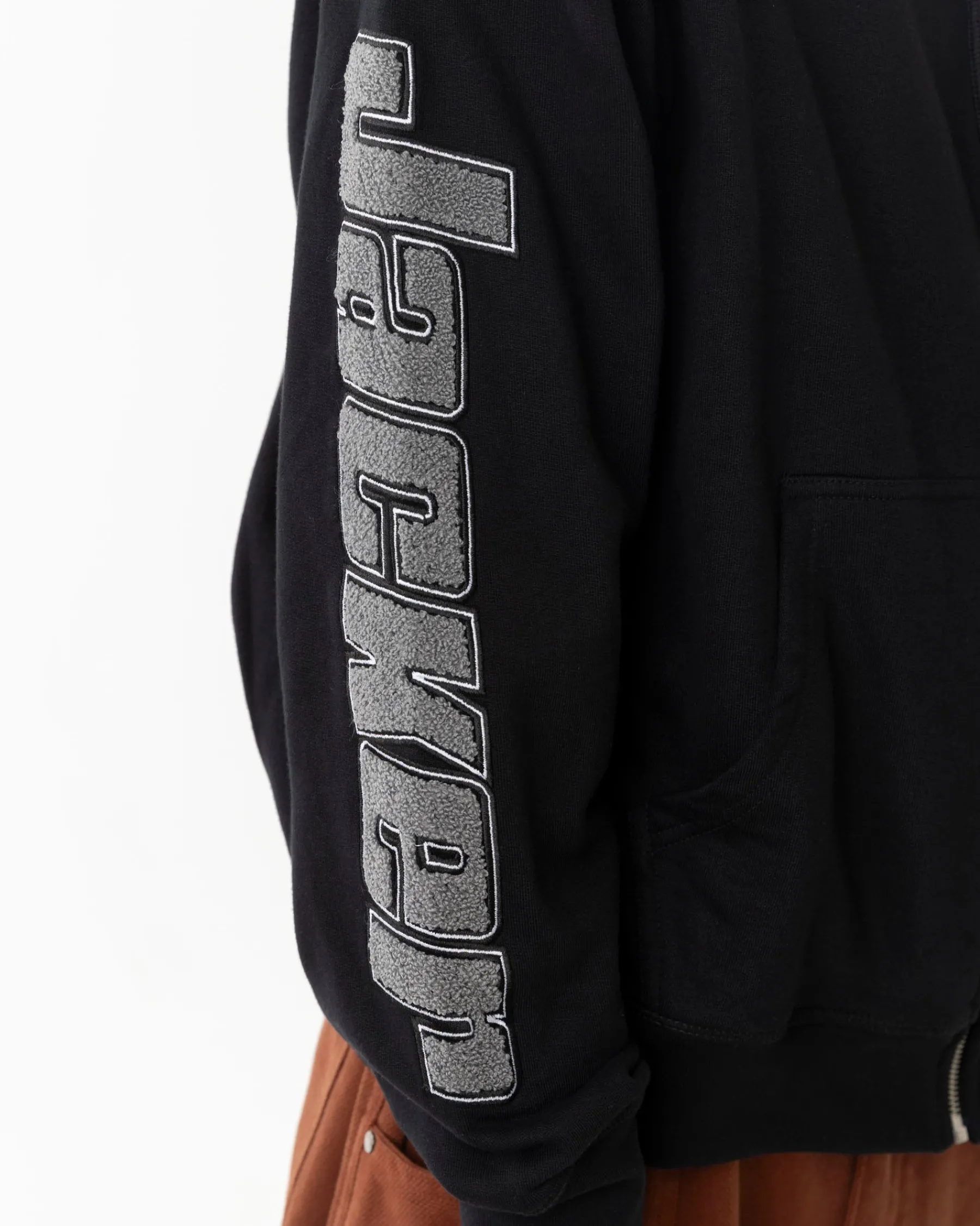 Sweats|JACKER ABSOLEM ZIPPED HOODIE - BLACK