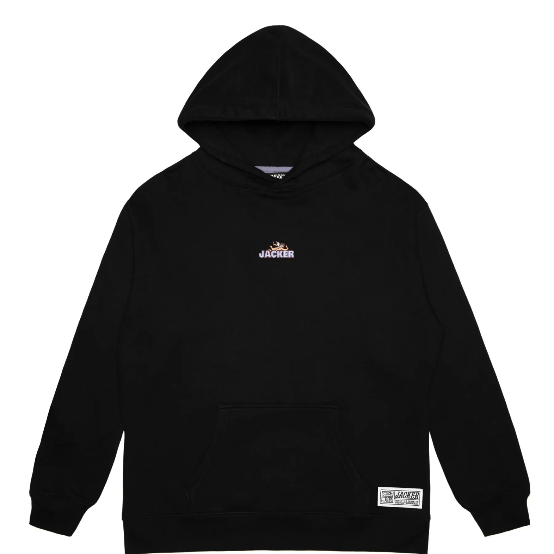 Sweats|JACKER ANGELS HOODIE - BLACK