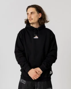Sweats|JACKER ANGELS HOODIE - BLACK