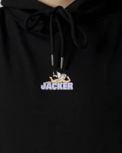 Sweats|JACKER ANGELS HOODIE - BLACK