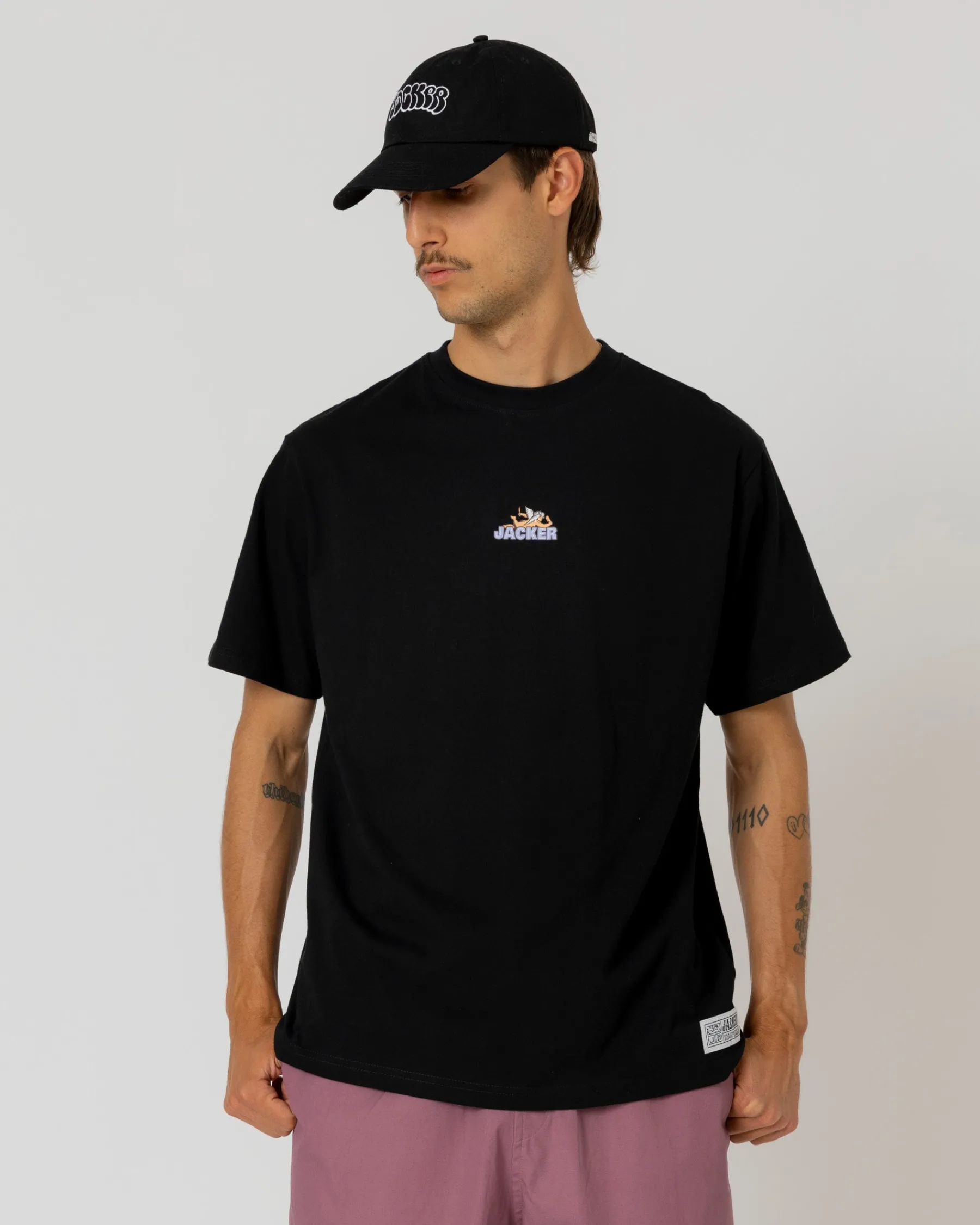 T-shirts|JACKER ANGELS T-SHIRT - BLACK