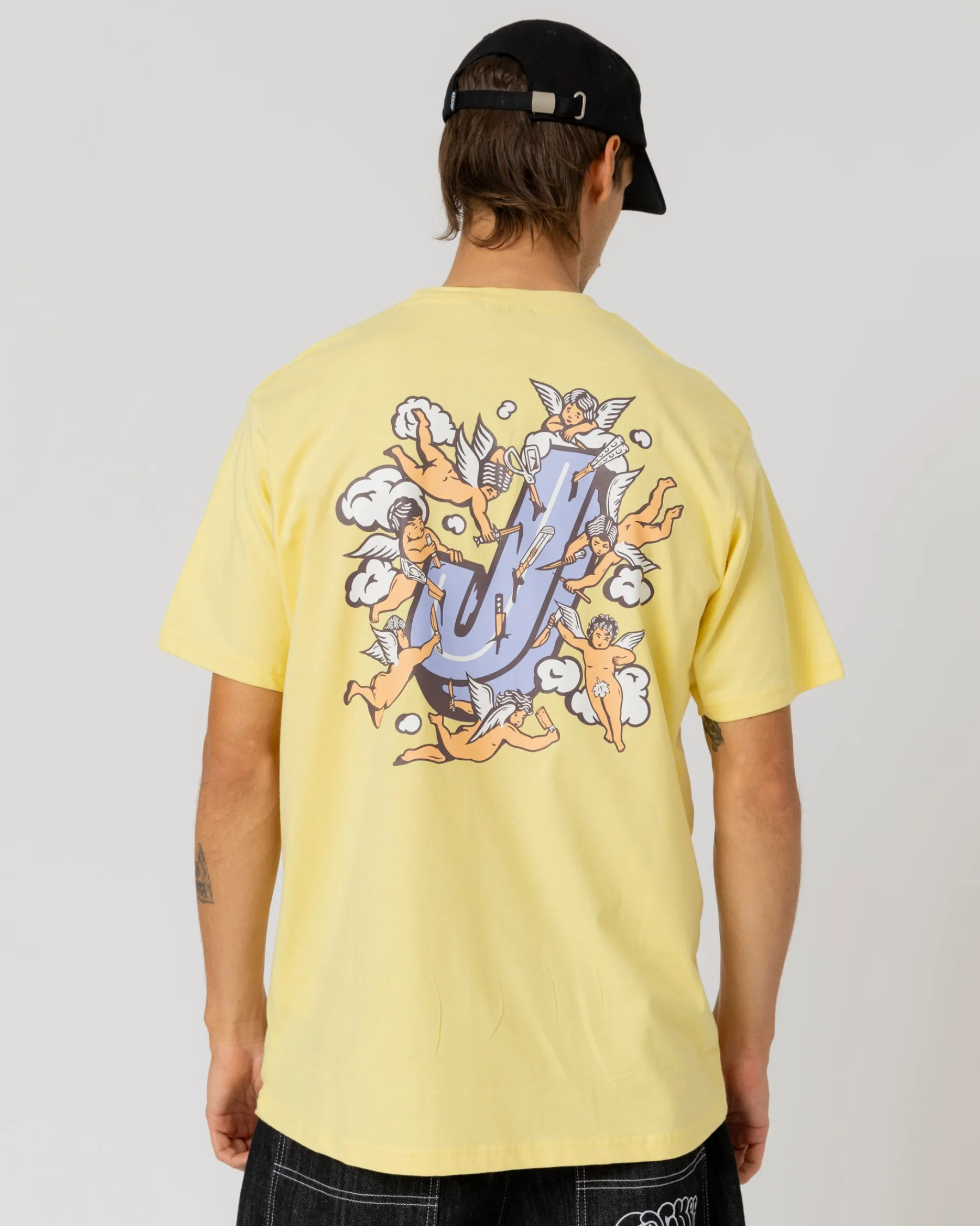 T-shirts|JACKER ANGELS T-SHIRT - YELLOW
