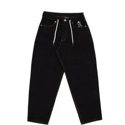 Pantalons & Shorts|Denim|JACKER BIG PHARMA DENIM BAGGY PANT - BLACK