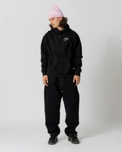 Pantalons & Shorts|Denim|JACKER BIG PHARMA DENIM BAGGY PANT - BLACK