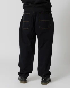 Pantalons & Shorts|Denim|JACKER BIG PHARMA DENIM BAGGY PANT - BLACK