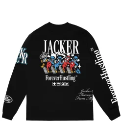 Long Sleeves|T-shirts|JACKER BIG PHARMA LONG SLEEVES - BLACK