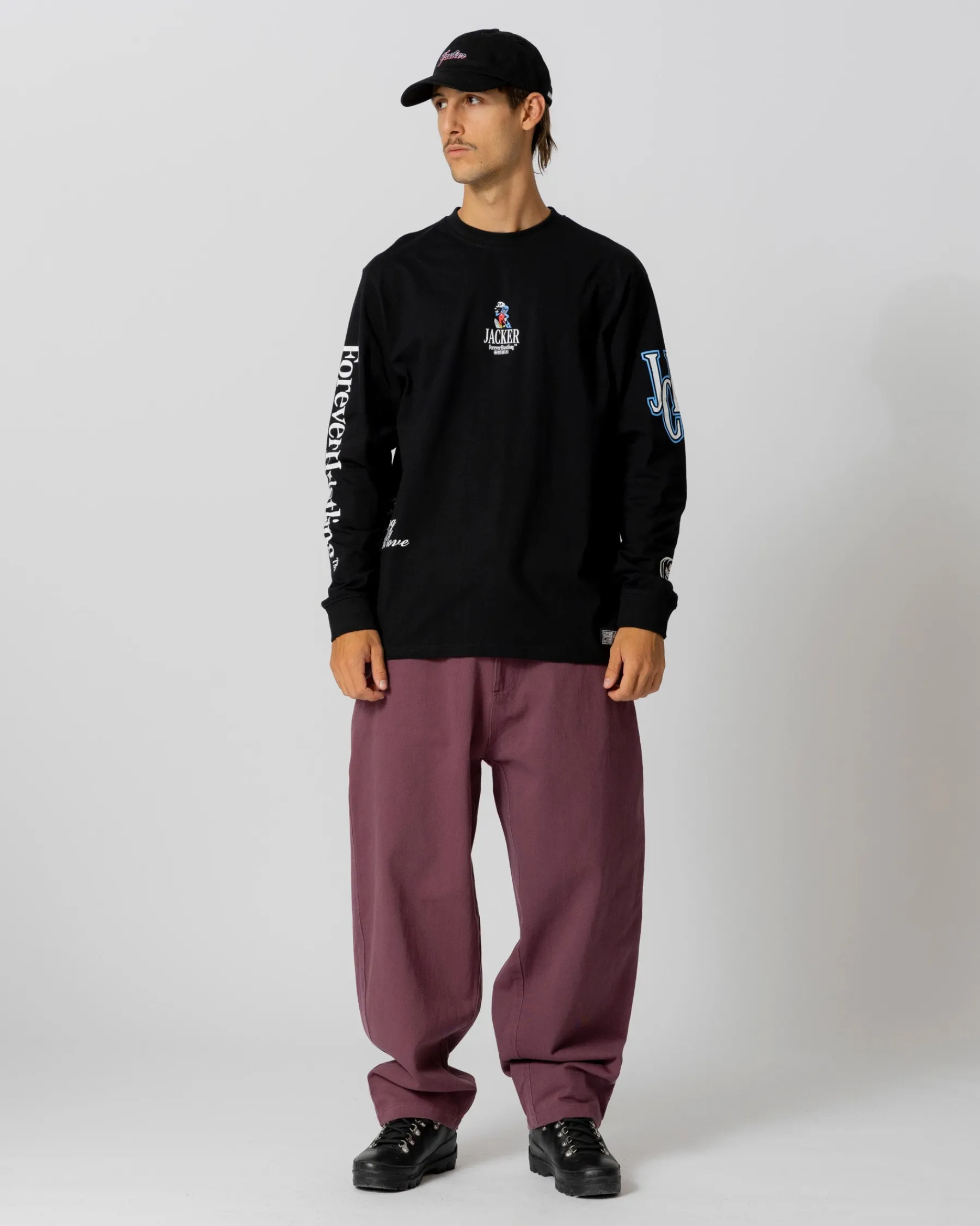 Long Sleeves|T-shirts|JACKER BIG PHARMA LONG SLEEVES - BLACK