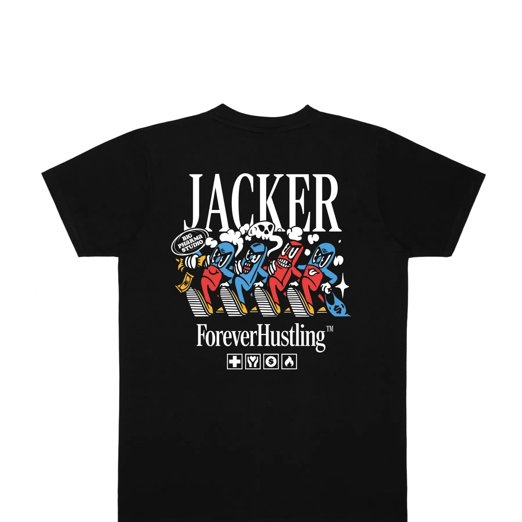 T-shirts|JACKER BIG PHARMA T-SHIRT - BLACK