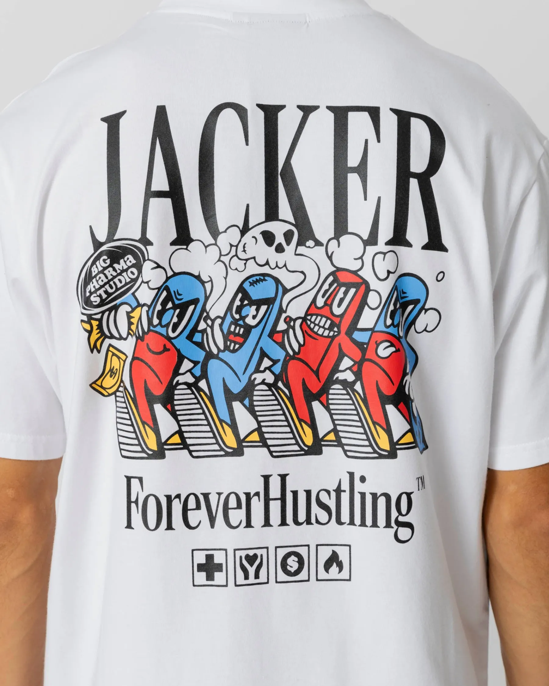 T-shirts|JACKER BIG PHARMA T-SHIRT - WHITE