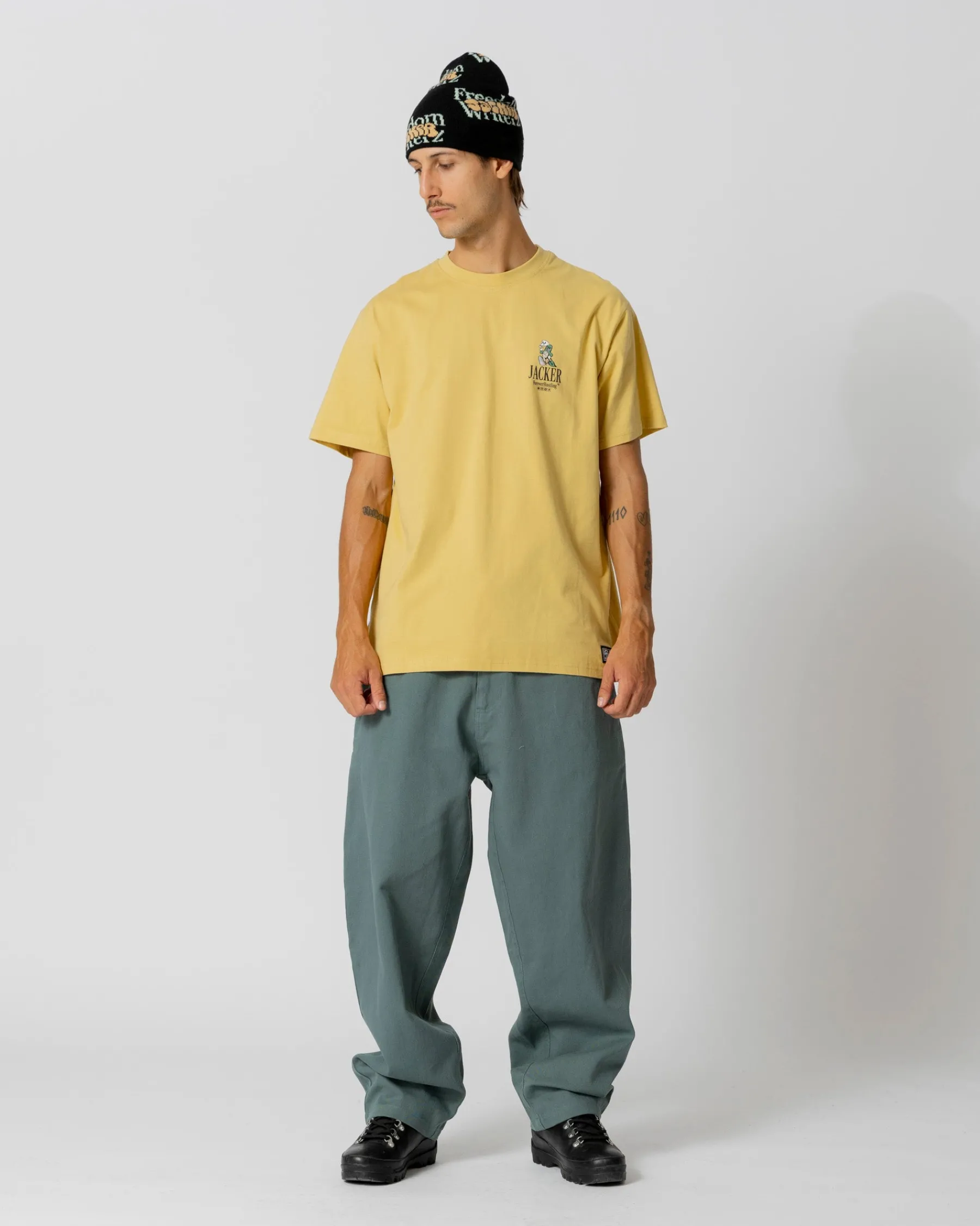 T-shirts|JACKER BIG PHARMA T-SHIRT - YELLOW