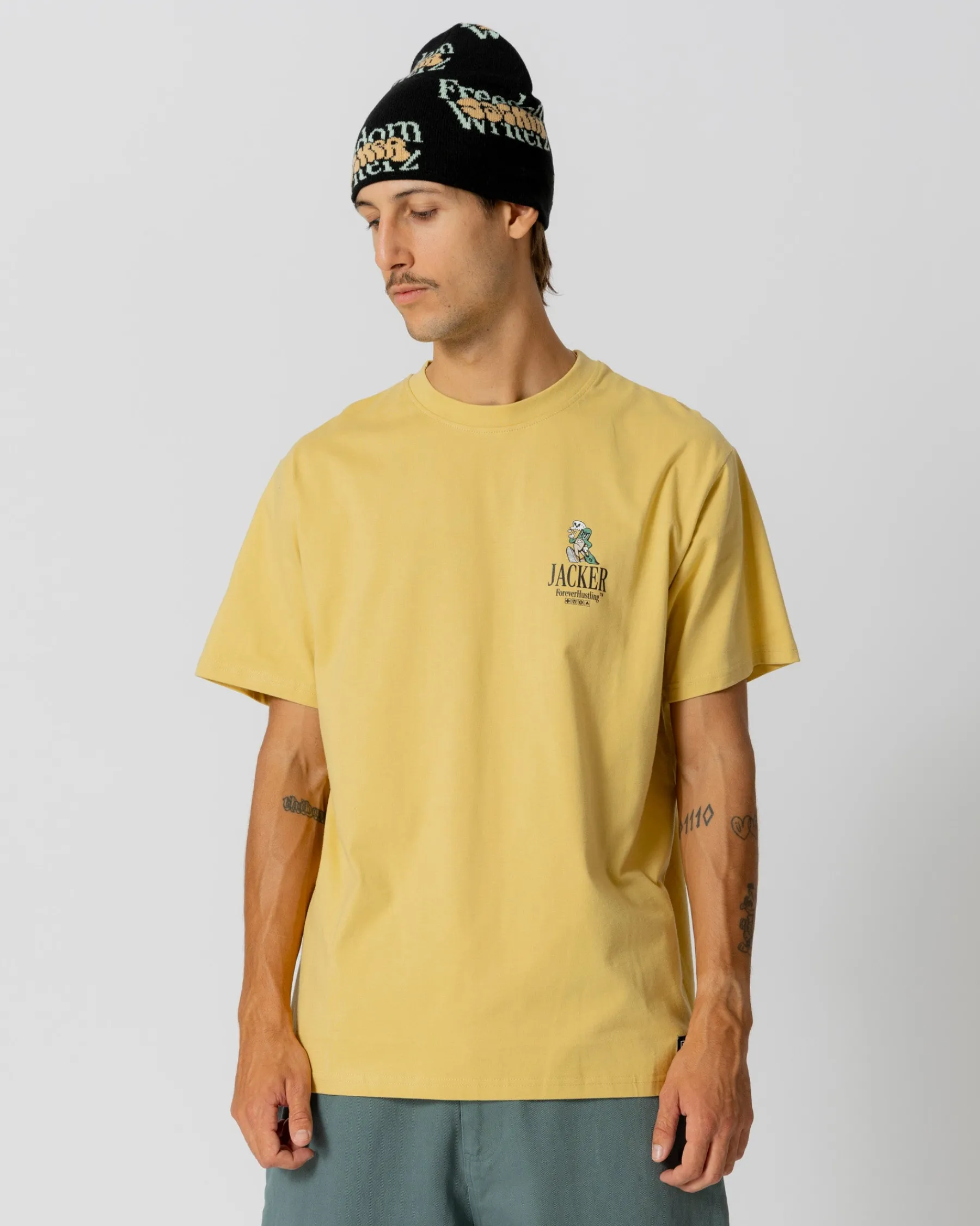 T-shirts|JACKER BIG PHARMA T-SHIRT - YELLOW