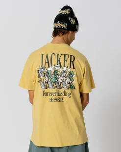 T-shirts|JACKER BIG PHARMA T-SHIRT - YELLOW