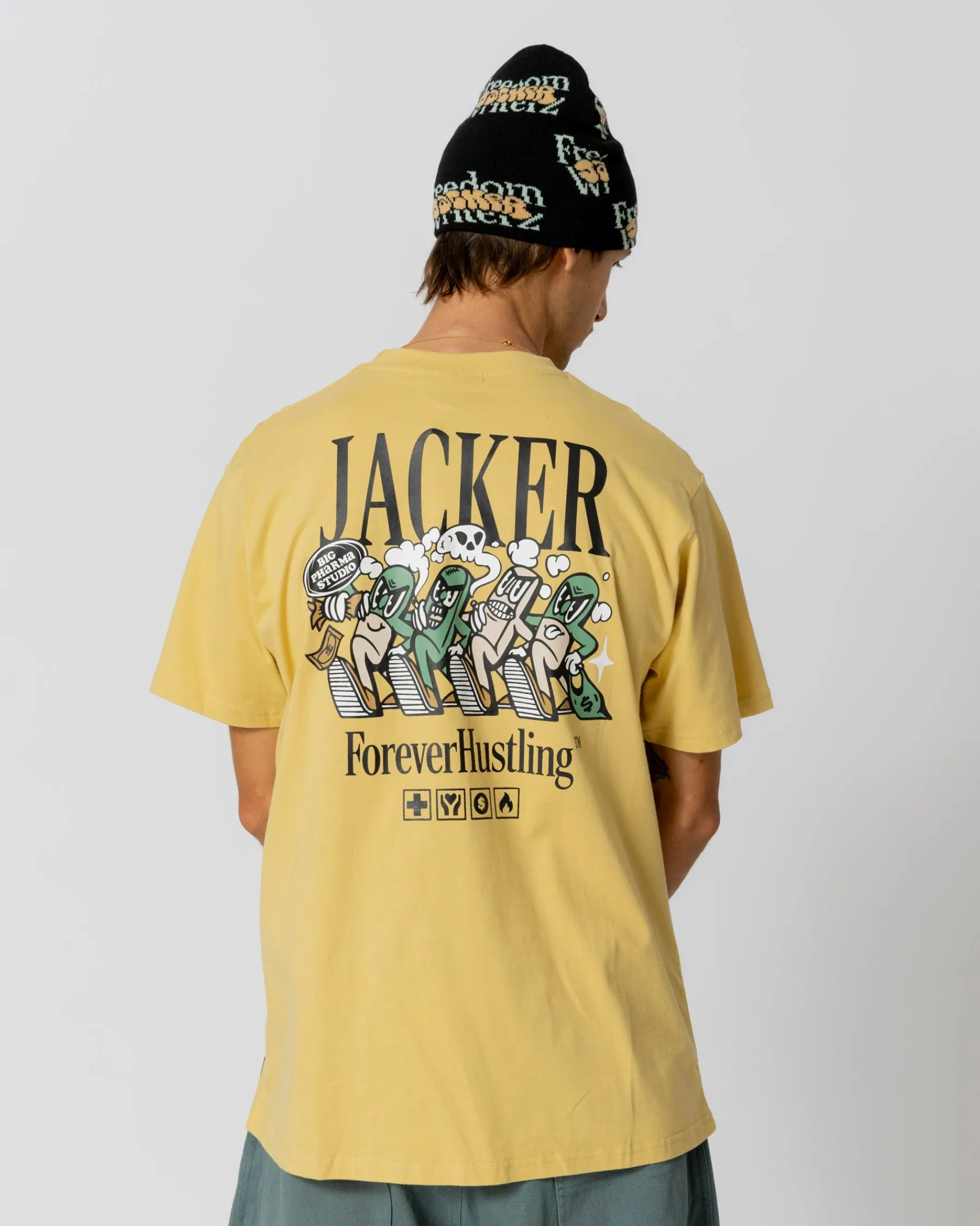 T-shirts|JACKER BIG PHARMA T-SHIRT - YELLOW