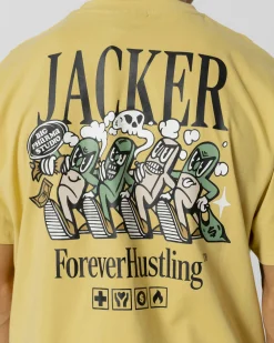 T-shirts|JACKER BIG PHARMA T-SHIRT - YELLOW