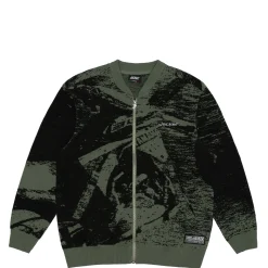 Vestes|JACKER BIKELIFE KNIT BOMBER - GREEN