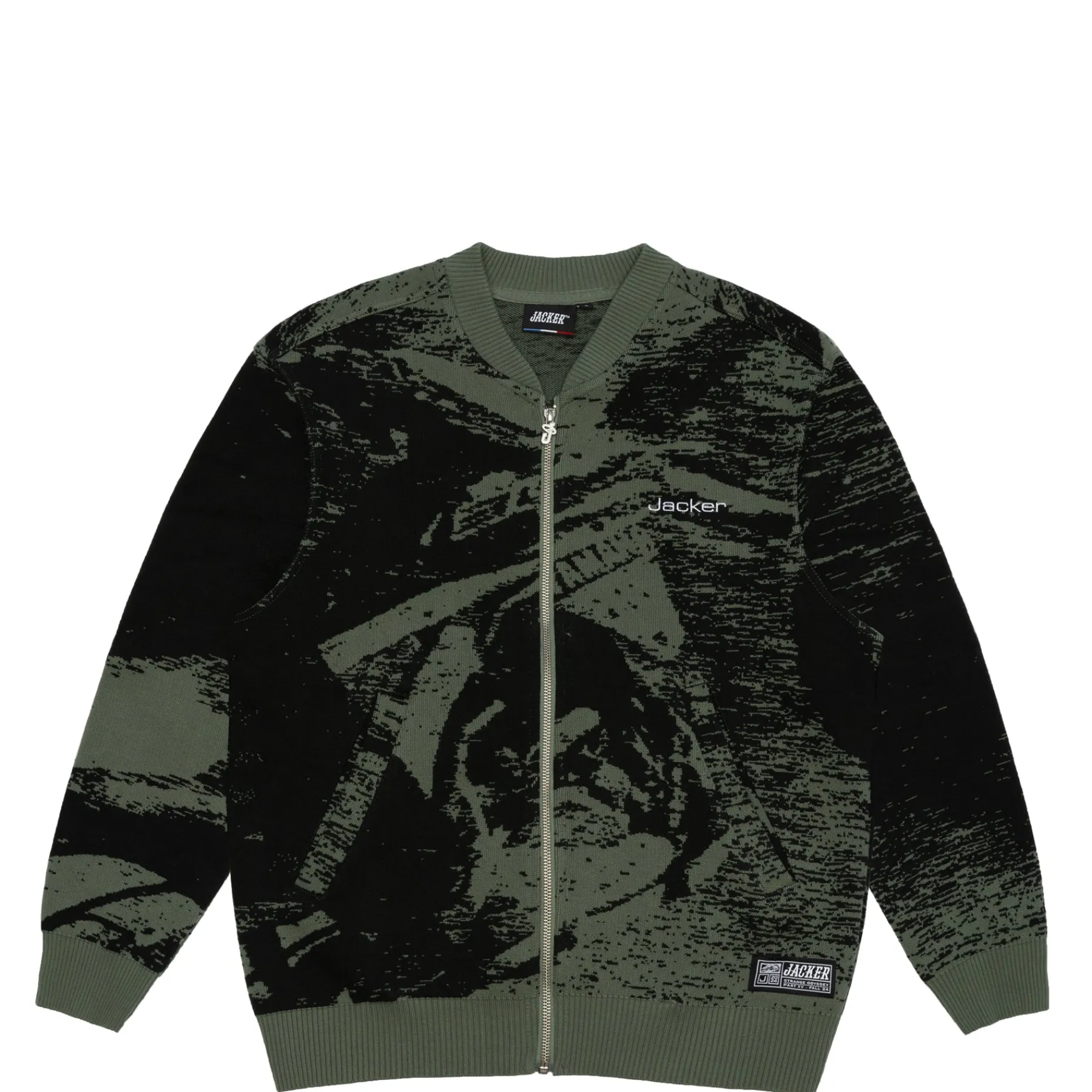 Vestes|JACKER BIKELIFE KNIT BOMBER - GREEN