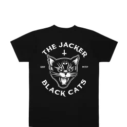 T-shirts|JACKER BLACK CATS - T-SHIRT - BLACK