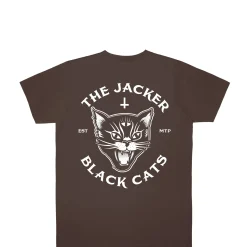 T-shirts|JACKER BLACK CATS T-SHIRT - BROWN