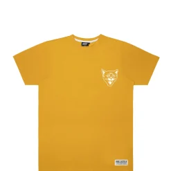T-shirts|JACKER BLACK CATS - T-SHIRT - MUSTARD