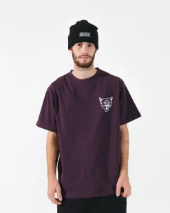 T-shirts|JACKER BLACK CATS - T-SHIRT - PURPLE