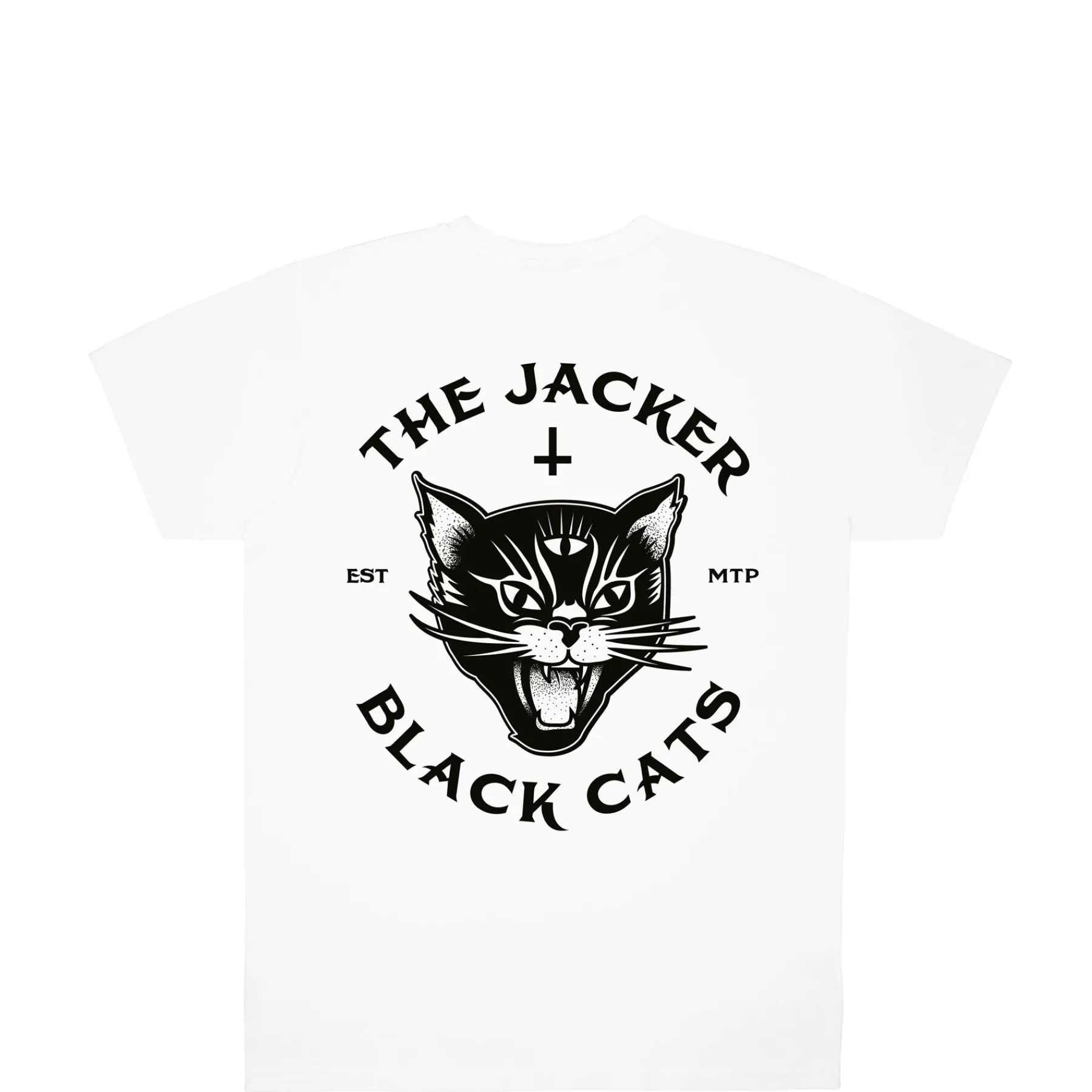 T-shirts|JACKER BLACK CATS - T-SHIRT - WHITE