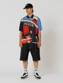 Chemises|JACKER BLACK TRADE SHIRT - AOP