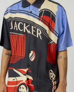 Chemises|JACKER BLACK TRADE SHIRT - AOP