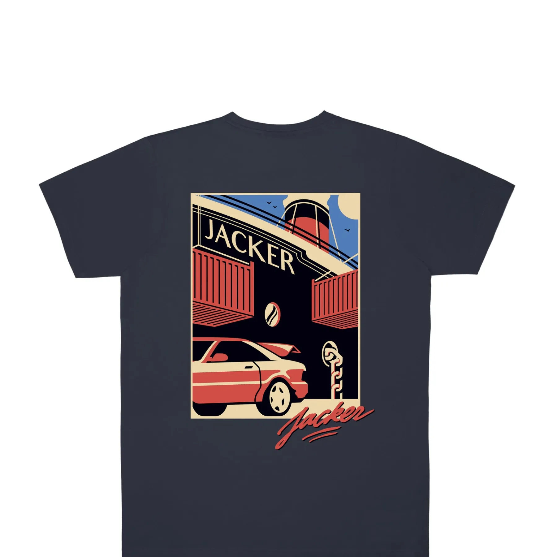 T-shirts|JACKER BLACK TRADE T-SHIRT - BLUE