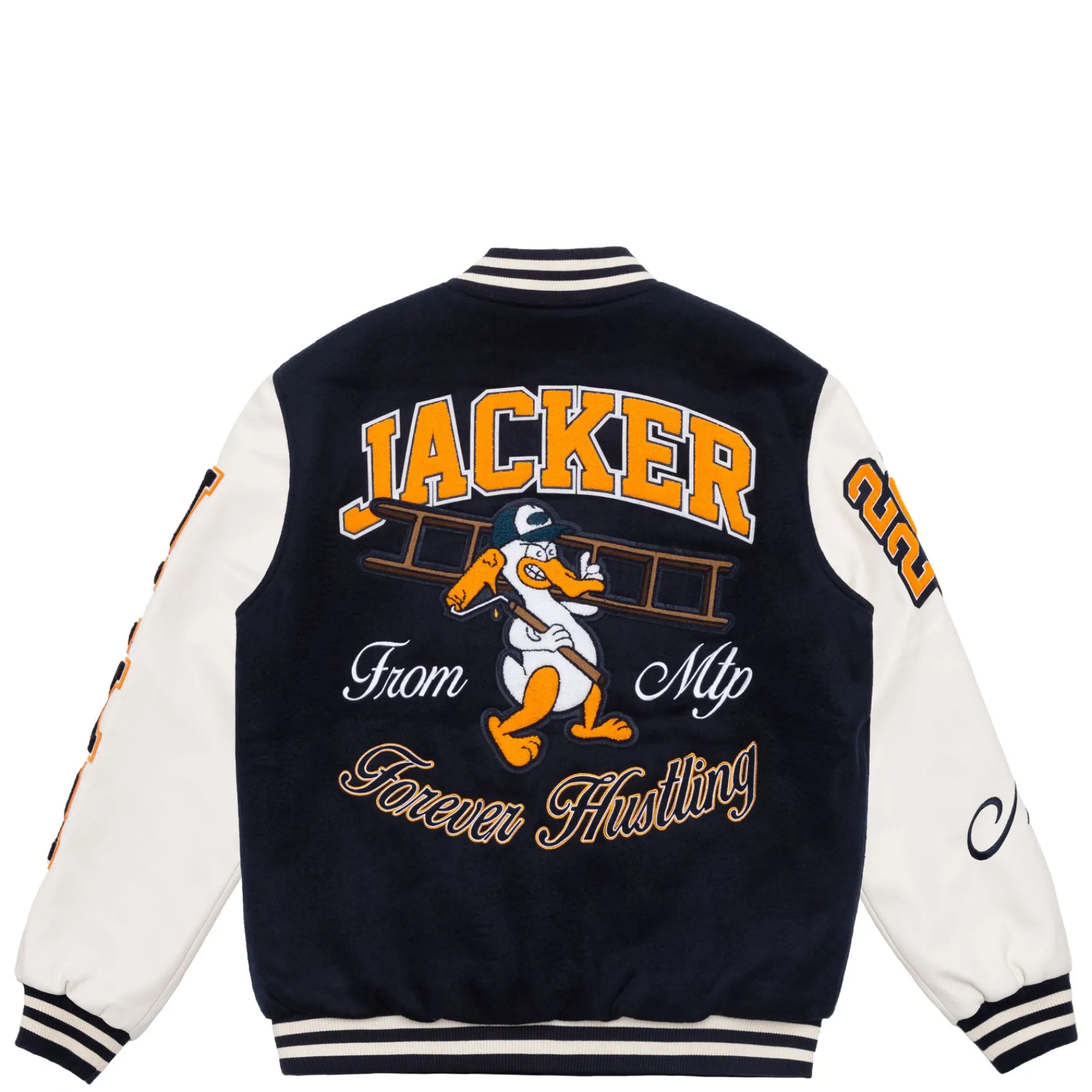 Vestes|JACKER CANARDO VARSITY JACKET - NAVY / WHITE
