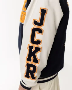 Vestes|JACKER CANARDO VARSITY JACKET - NAVY / WHITE