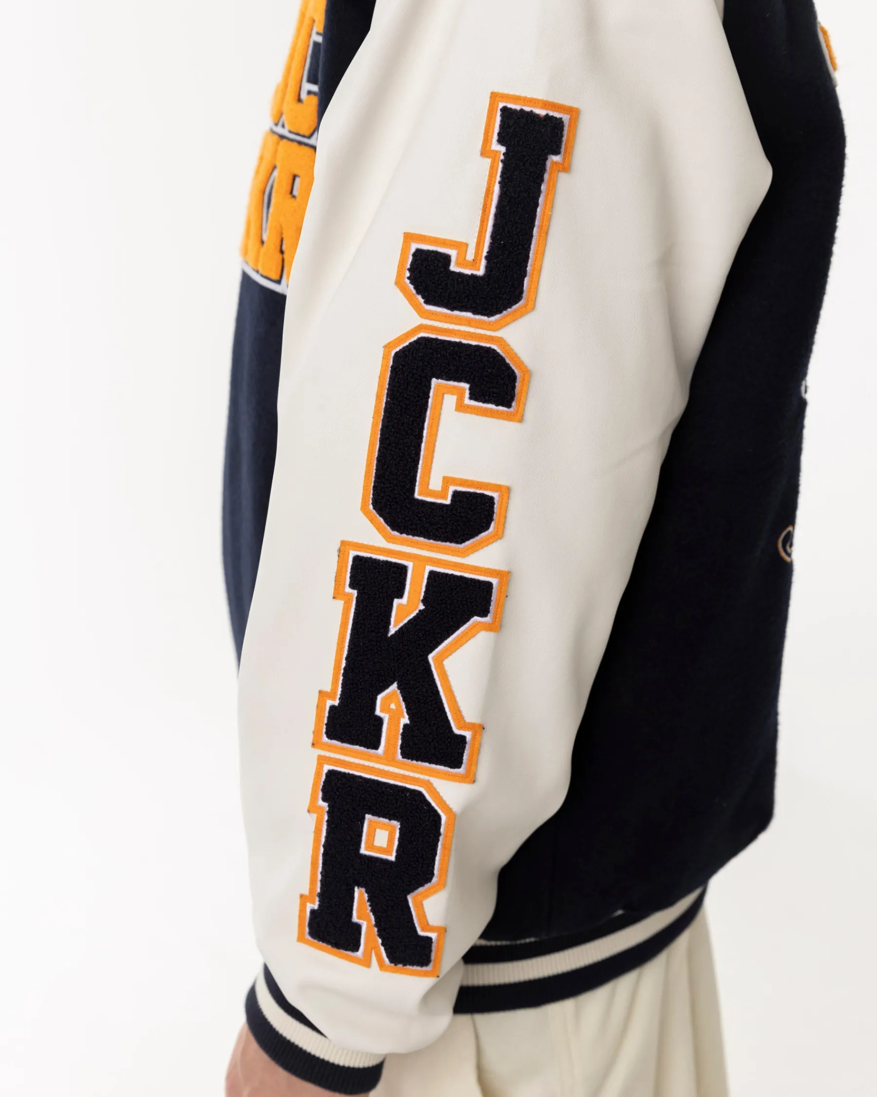 Vestes|JACKER CANARDO VARSITY JACKET - NAVY / WHITE