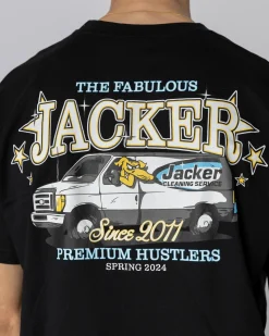 T-shirts|JACKER CLEANER T-SHIRT - BLACK