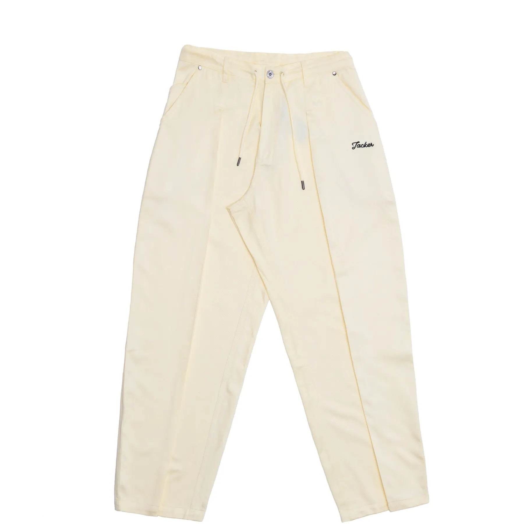 Pantalons & Shorts|JACKER CLIP BAGGY PANT - WHITE