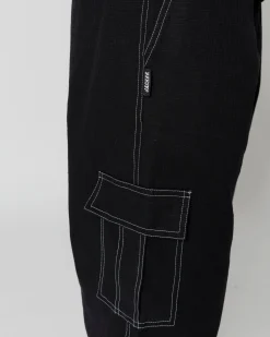 Pantalons & Shorts|JACKER CONTRAST CARGO PANT - BLACK