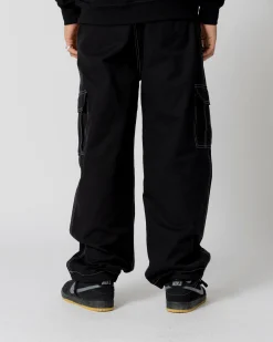 Pantalons & Shorts|JACKER CONTRAST CARGO PANT - BLACK