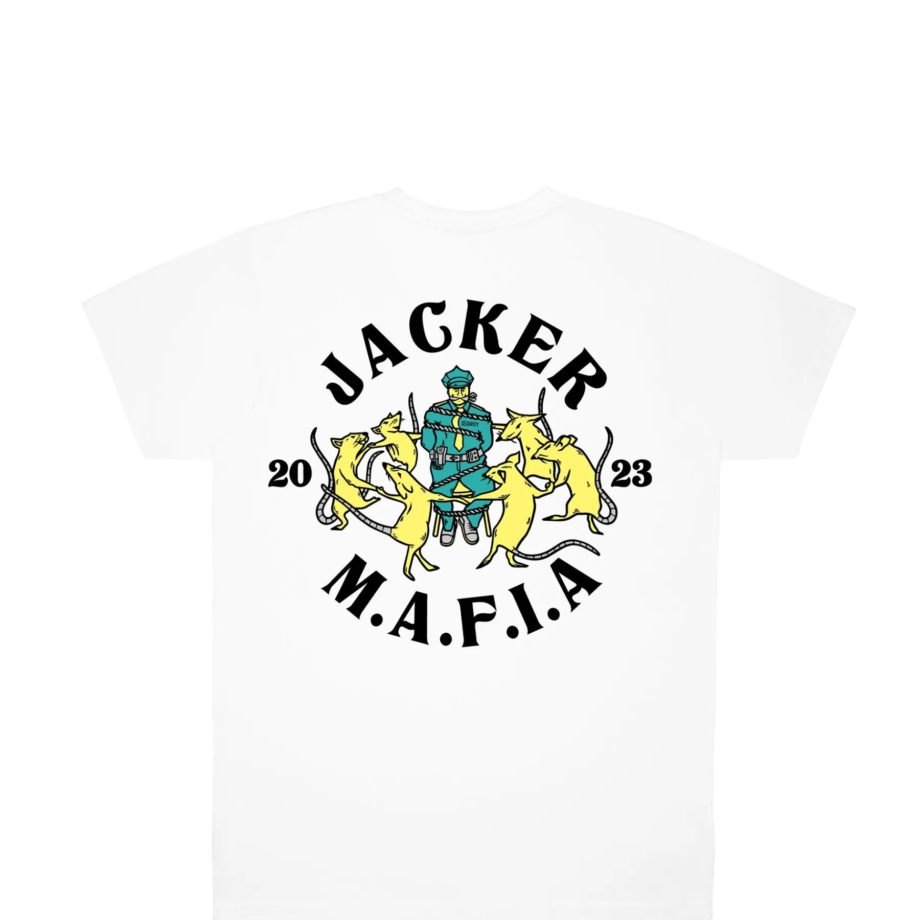 T-shirts|JACKER DANCING RATS - T-SHIRT - WHITE