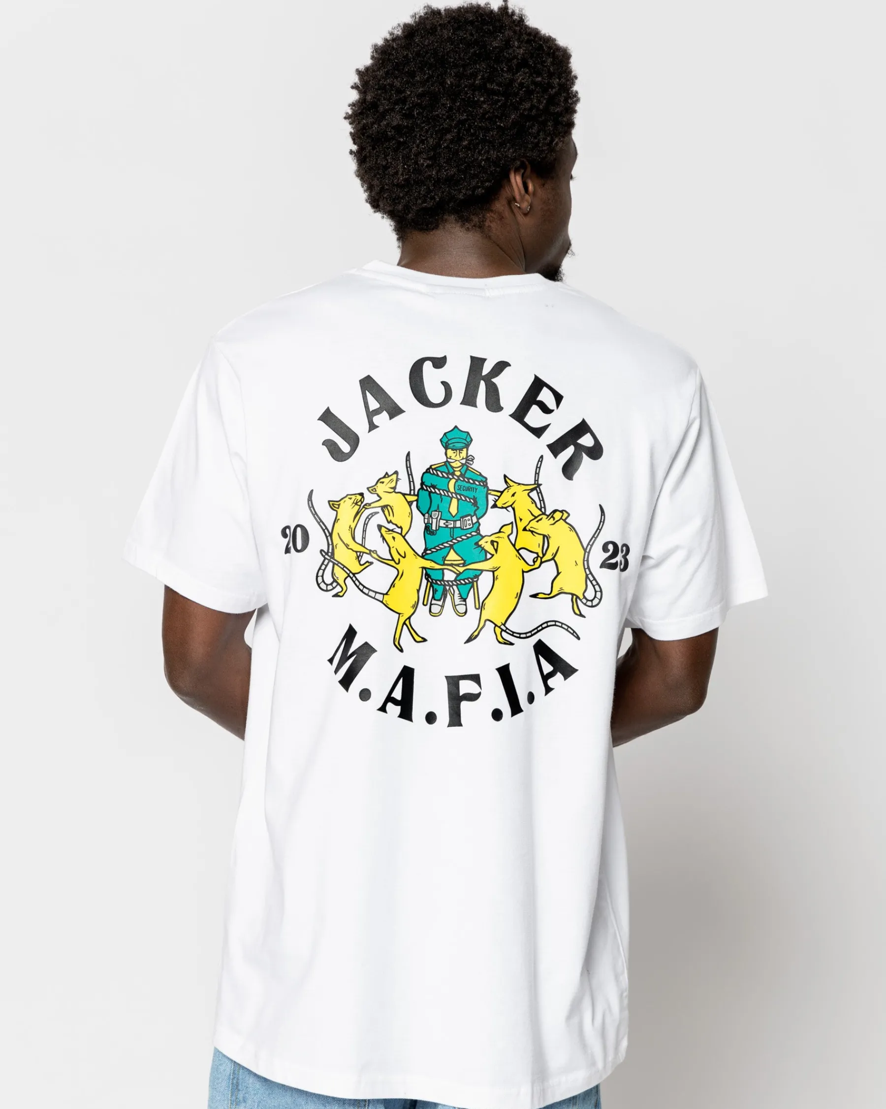 T-shirts|JACKER DANCING RATS - T-SHIRT - WHITE