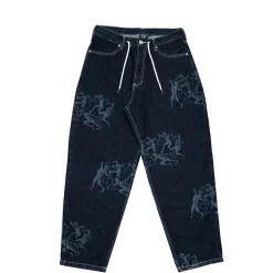 Pantalons & Shorts|JACKER DEVILS DANCE DENIM BAGGY PANT - AOP