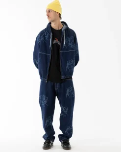 Pantalons & Shorts|JACKER DEVILS DANCE DENIM BAGGY PANT - AOP