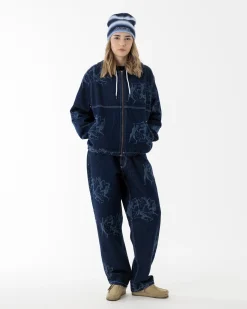 Pantalons & Shorts|JACKER DEVILS DANCE DENIM BAGGY PANT - AOP