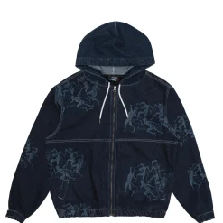 Vestes|JACKER DEVILS DANCE DENIM JACKET - AOP