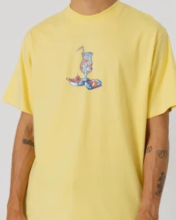 T-shirts|JACKER DINA COCKTAIL T-SHIRT - YELLOW