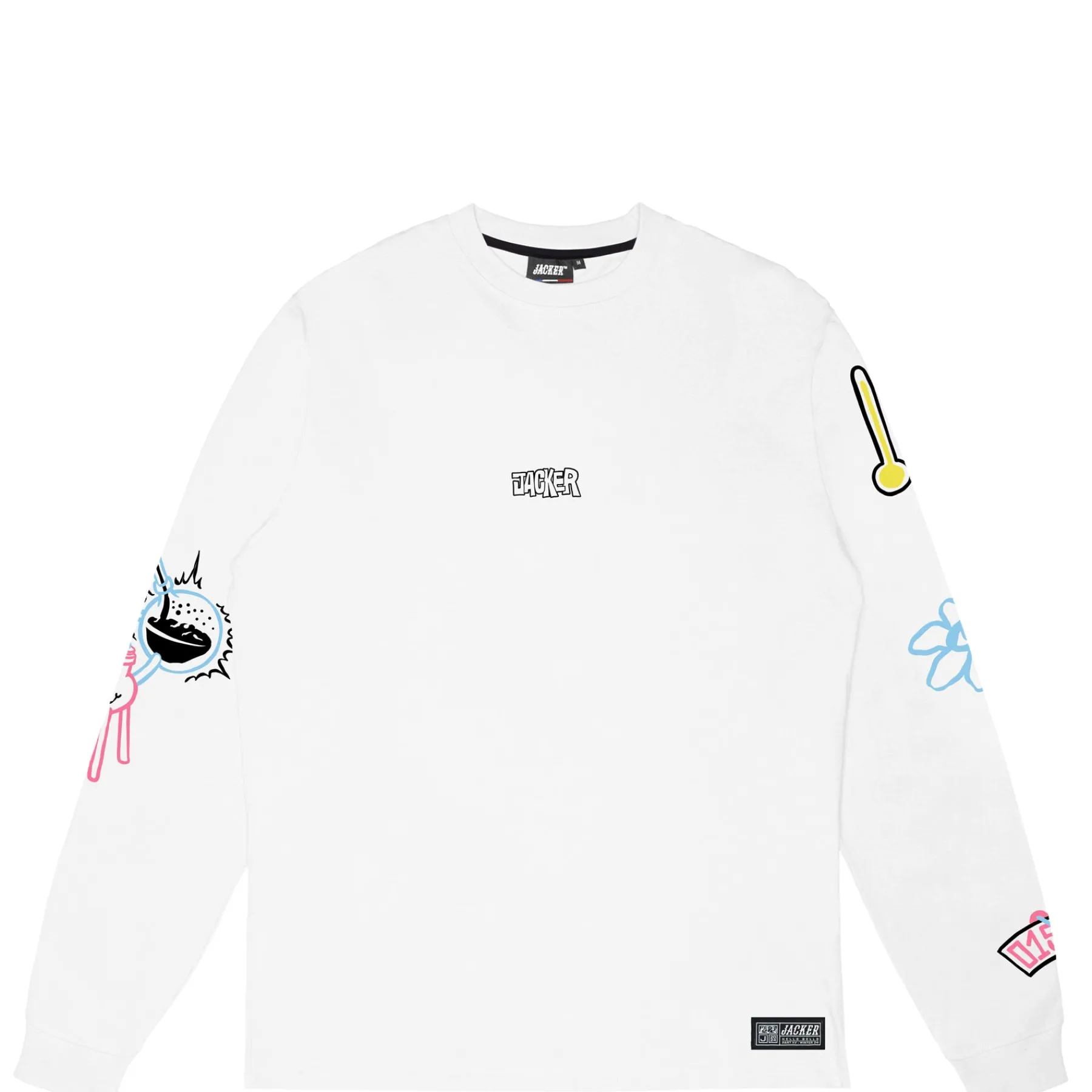 T-shirts|Long Sleeves|JACKER DISTILLERY LONG SLEEVES - WHITE