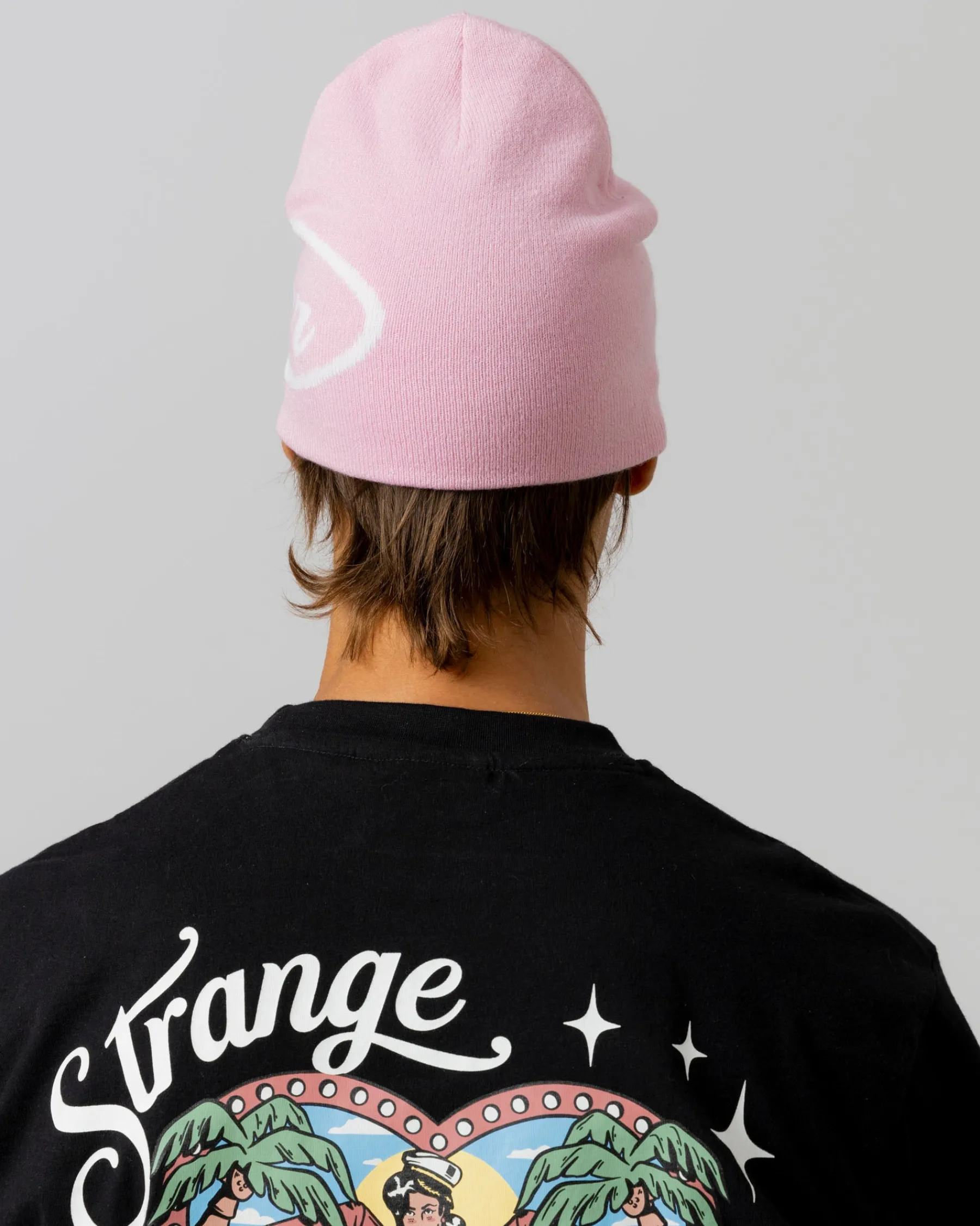 Headwear|JACKER EURO STRIPE BEANIE - PINK