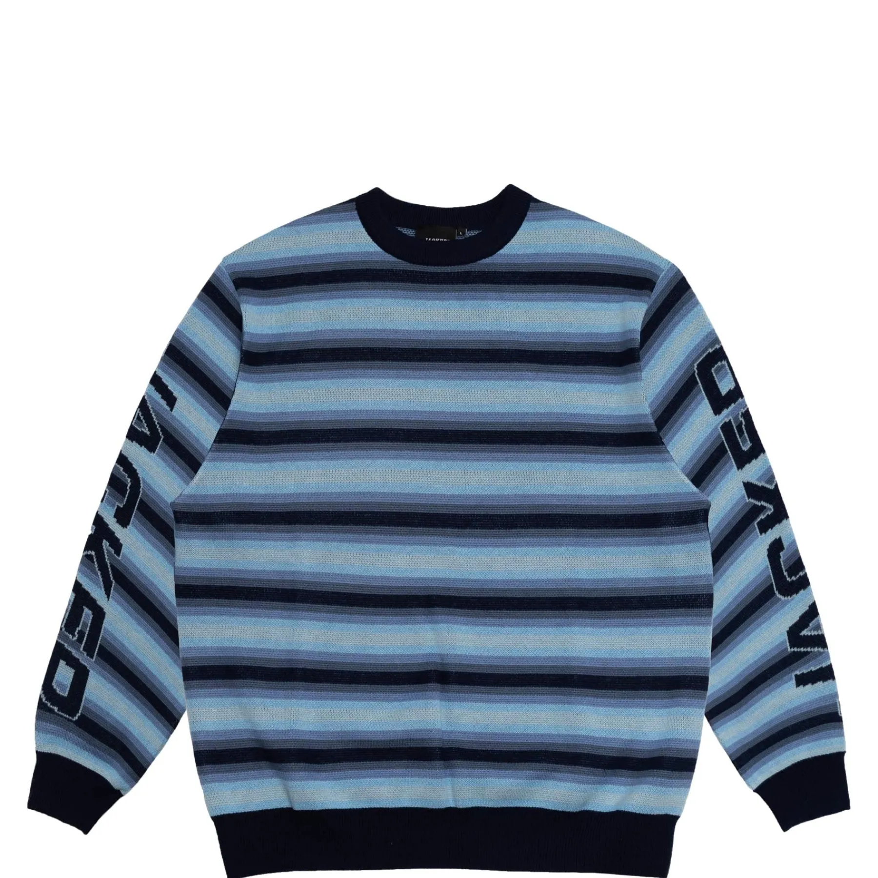 Sweats|Knit|JACKER EURO STRIPE KNIT - BLUE