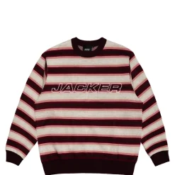 Knit|Sweats|JACKER EURO STRIPE KNIT CREWNECK - MULTI