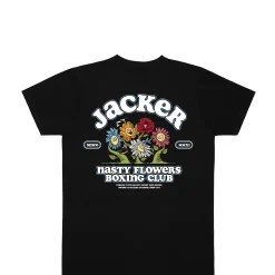 T-shirts|JACKER FIGHT FLOWER T-SHIRT - BLACK